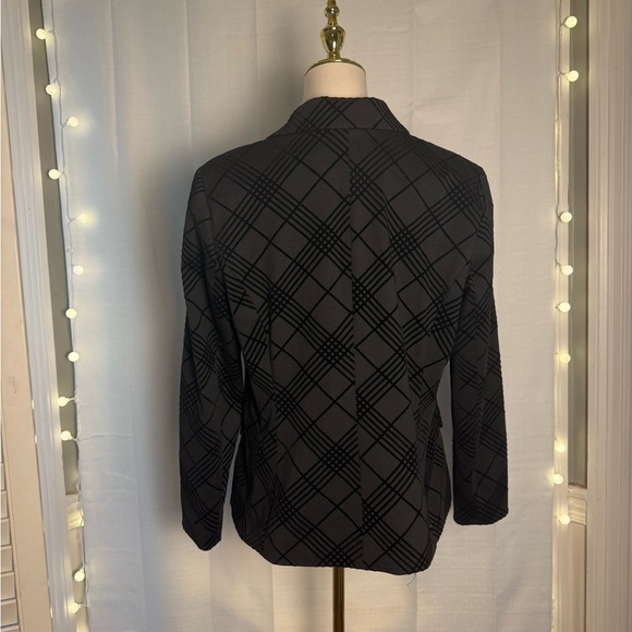 Jules & Leopold Black and Gray Slim Fit Blazer and Pant Set - Picture 6 of 12